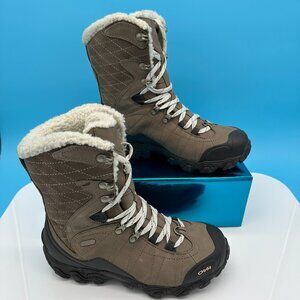 Oboz Women's Lace Up Winter Boots - Brown